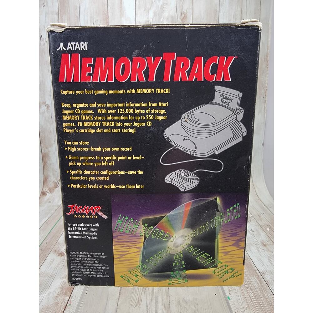 Atari Jaguar CD Accessory Memory Track Complete In Box - Picture 7 of 12